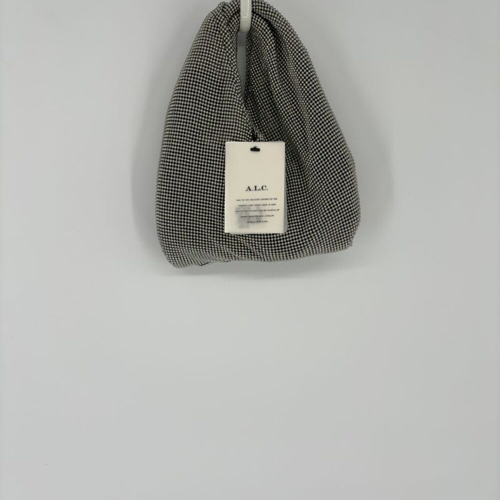 A.L.C. Metal Chain Mesh Bag in Silver